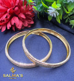 Textured Gold-Tone Bangles