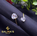 Gold-Tone Open Wrap Ring with Dazzling Cubic Zirconia